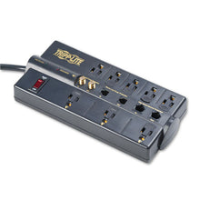 Load image into Gallery viewer, Tripp Lite wholesale. Protect It! Surge Protector, 8 Outlets, 10 Ft Cord, 3240 Joules, Rj45, Black. HSD Wholesale: Janitorial Supplies, Breakroom Supplies, Office Supplies.