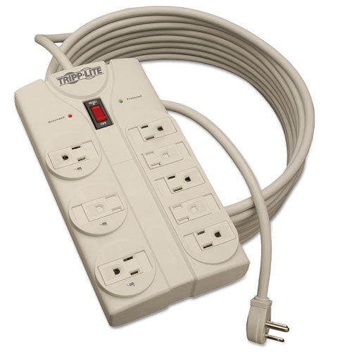 Tripp Lite wholesale. Protect It! Surge Protector, 8 Outlets, 25 Ft Cord, 1440 Joules, Light Gray. HSD Wholesale: Janitorial Supplies, Breakroom Supplies, Office Supplies.