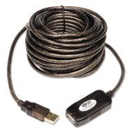 Tripp Lite wholesale. Usb 2.0 Active Extension Cable, A To A (m-f), 16 Ft., Black. HSD Wholesale: Janitorial Supplies, Breakroom Supplies, Office Supplies.