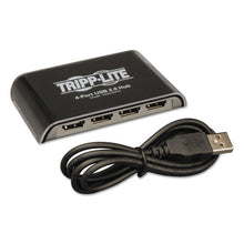 Load image into Gallery viewer, Tripp Lite wholesale. Usb 2.0 Hub, 4 Ports, Black-silver. HSD Wholesale: Janitorial Supplies, Breakroom Supplies, Office Supplies.