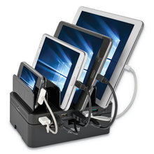 Load image into Gallery viewer, Tripp Lite wholesale. Usb Charging Station With Quick Charge 3.0, Holds 7 Devices, Black. HSD Wholesale: Janitorial Supplies, Breakroom Supplies, Office Supplies.