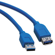 Tripp Lite wholesale. Usb 3.0 Superspeed Extension Cable (a-a M-f), 10 Ft., Blue. HSD Wholesale: Janitorial Supplies, Breakroom Supplies, Office Supplies.