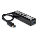 Tripp Lite wholesale. 4-port Usb 3.0 Superspeed Hub, Black. HSD Wholesale: Janitorial Supplies, Breakroom Supplies, Office Supplies.