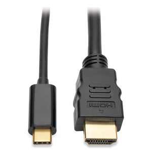 Tripp Lite wholesale. Usb Type C To Hdmi Cable, 6 Ft, Black. HSD Wholesale: Janitorial Supplies, Breakroom Supplies, Office Supplies.