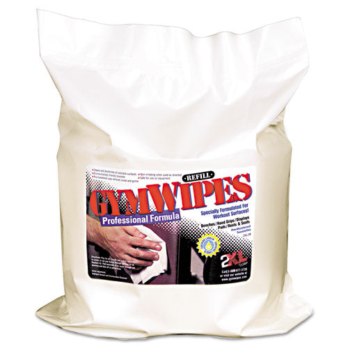 2XL wholesale. Gym Wipes Professional, 6 X 8, Unscented, 700-pack, 4 Packs-carton. HSD Wholesale: Janitorial Supplies, Breakroom Supplies, Office Supplies.