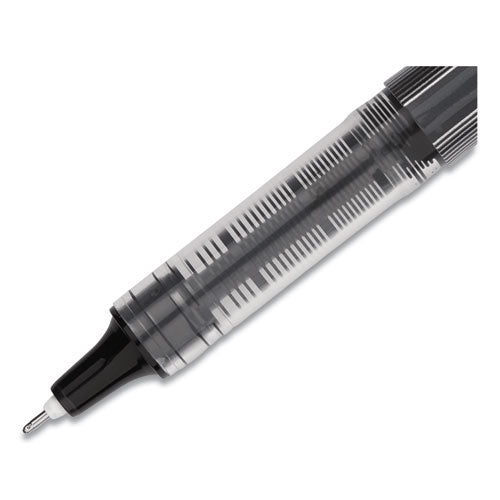 uni-ball® wholesale. UNIBALL Vision Needle Stick Roller Ball Pen, Fine 0.7mm, Black Ink, Silver Barrel, Dozen. HSD Wholesale: Janitorial Supplies, Breakroom Supplies, Office Supplies.