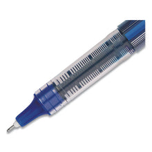 Load image into Gallery viewer, uni-ball® wholesale. UNIBALL Vision Needle Stick Roller Ball Pen, Fine 0.7mm, Blue Ink, Silver Barrel, Dozen. HSD Wholesale: Janitorial Supplies, Breakroom Supplies, Office Supplies.