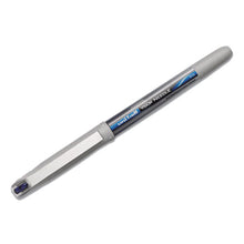 Load image into Gallery viewer, uni-ball® wholesale. UNIBALL Vision Needle Stick Roller Ball Pen, Fine 0.7mm, Blue Ink, Silver Barrel, Dozen. HSD Wholesale: Janitorial Supplies, Breakroom Supplies, Office Supplies.