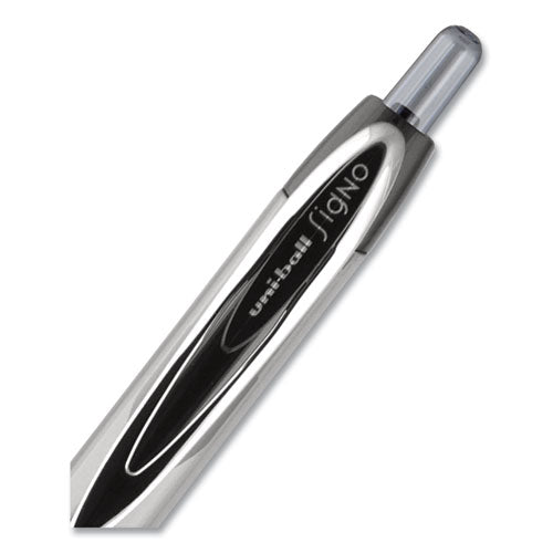 uni-ball® wholesale. UNIBALL Signo 207 Needle Point Retractable Gel Pen, 0.7mm, Blue Ink, Black Barrel, Dozen. HSD Wholesale: Janitorial Supplies, Breakroom Supplies, Office Supplies.