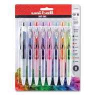 uni-ball® wholesale. UNIBALL Signo 207 Retractable Gel Pen, Medium 0.7 Mm, Assorted Ink-barrel, 8-set. HSD Wholesale: Janitorial Supplies, Breakroom Supplies, Office Supplies.