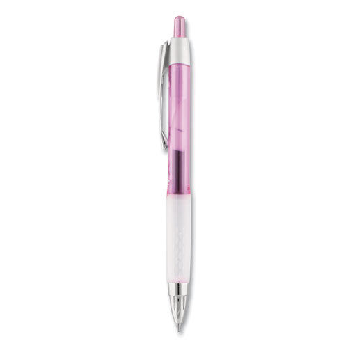 uni-ball® wholesale. UNIBALL Signo 207 Retractable Gel Pen, Medium 0.7 Mm, Black Ink, Pink Barrel, 2-pack. HSD Wholesale: Janitorial Supplies, Breakroom Supplies, Office Supplies.