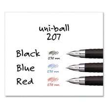 Load image into Gallery viewer, uni-ball® wholesale. UNIBALL 207 Signo Gel Ultra Micro Retractable Gel Pen, 0.38mm, Black Ink, Smoke Barrel. HSD Wholesale: Janitorial Supplies, Breakroom Supplies, Office Supplies.