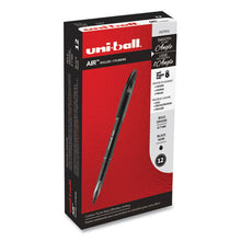 Load image into Gallery viewer, uni-ball® wholesale. UNIBALL Air Porous Rollerball Pen, Medium 0.7 Mm, Black Ink-barrel, Dozen. HSD Wholesale: Janitorial Supplies, Breakroom Supplies, Office Supplies.