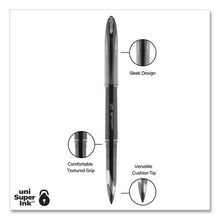 Load image into Gallery viewer, uni-ball® wholesale. UNIBALL Air Porous Rollerball Pen, Medium 0.7 Mm, Black Ink-barrel, Dozen. HSD Wholesale: Janitorial Supplies, Breakroom Supplies, Office Supplies.