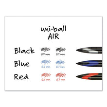 Load image into Gallery viewer, uni-ball® wholesale. UNIBALL Air Porous Rollerball Pen, Medium 0.7 Mm, Black Ink-barrel, Dozen. HSD Wholesale: Janitorial Supplies, Breakroom Supplies, Office Supplies.