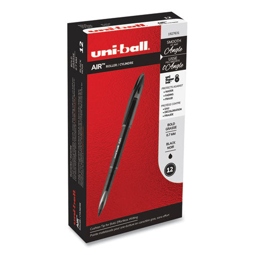 uni-ball® wholesale. UNIBALL Air Porous Rollerball Pen, Medium 0.7 Mm, Black Ink-barrel, Dozen. HSD Wholesale: Janitorial Supplies, Breakroom Supplies, Office Supplies.