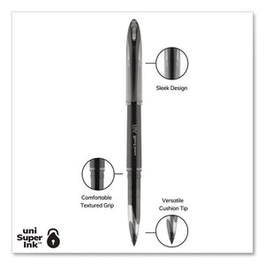 uni-ball® wholesale. UNIBALL Air Porous Rollerball Pen, Medium 0.7 Mm, Blue Ink, Black Barrel, Dozen. HSD Wholesale: Janitorial Supplies, Breakroom Supplies, Office Supplies.
