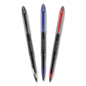 uni-ball® wholesale. UNIBALL Air Porous Rollerball Pen, Medium 0.7 Mm, Blue Ink, Black Barrel, Dozen. HSD Wholesale: Janitorial Supplies, Breakroom Supplies, Office Supplies.