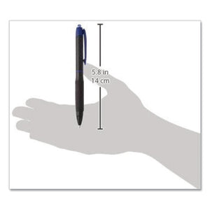 uni-ball® wholesale. UNIBALL 307 Retractable Gel Pen, Micro 0.5 Mm, Blue Ink, Black Barrel, Dozen. HSD Wholesale: Janitorial Supplies, Breakroom Supplies, Office Supplies.