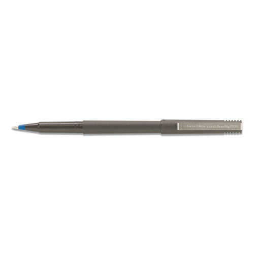 uni-ball® wholesale. UNIBALL Stick Roller Ball Pen, Micro 0.5mm, Blue Ink, Black Barrel, 72-pack. HSD Wholesale: Janitorial Supplies, Breakroom Supplies, Office Supplies.