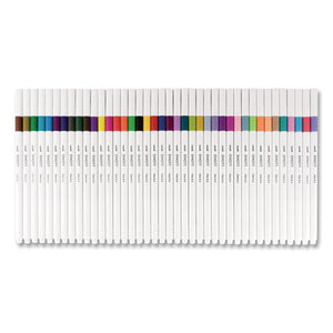 uni-ball® wholesale. UNIBALL Emott Ever Fine Porous Point Pens, Fine 0.4 Mm, Assorted Ink, White Barrel, 40-set. HSD Wholesale: Janitorial Supplies, Breakroom Supplies, Office Supplies.