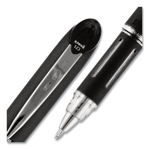 uni-ball® wholesale. UNIBALL Jetstream Stick Ballpoint Pen, Bold 1 Mm, Black Ink, Black Barrel. HSD Wholesale: Janitorial Supplies, Breakroom Supplies, Office Supplies.