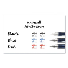 Load image into Gallery viewer, uni-ball® wholesale. UNIBALL Jetstream Stick Ballpoint Pen, Bold 1 Mm, Black Ink, Black Barrel. HSD Wholesale: Janitorial Supplies, Breakroom Supplies, Office Supplies.