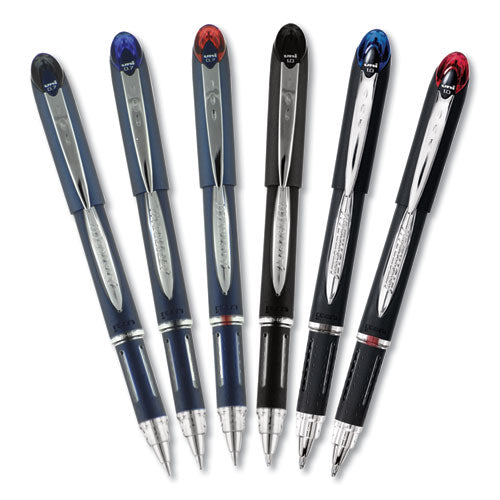 uni-ball® wholesale. UNIBALL Jetstream Stick Ballpoint Pen, Bold 1 Mm, Blue Ink, Black Barrel. HSD Wholesale: Janitorial Supplies, Breakroom Supplies, Office Supplies.