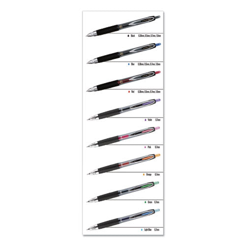 uni-ball® wholesale. UNIBALL Signo 207 Retractable Gel Pen, 0.7 Mm, Black Ink, Smoke-black Barrel, Dozen. HSD Wholesale: Janitorial Supplies, Breakroom Supplies, Office Supplies.