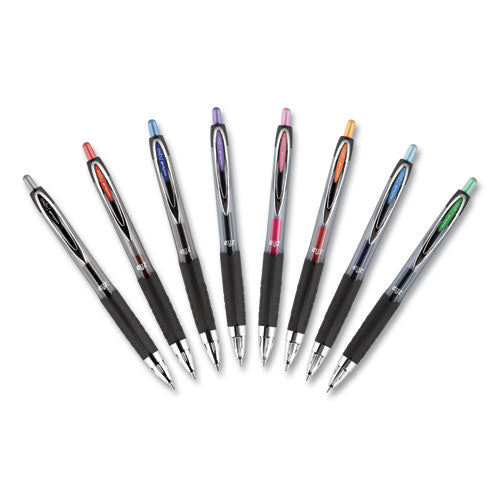 uni-ball® wholesale. UNIBALL Signo 207 Retractable Gel Pen, 0.7 Mm, Red Ink, Smoke-black-red, Dozen. HSD Wholesale: Janitorial Supplies, Breakroom Supplies, Office Supplies.