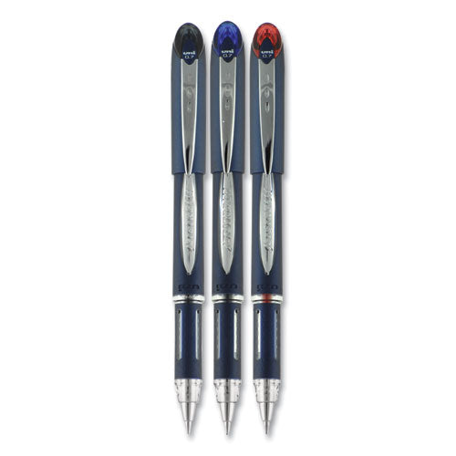 uni-ball® wholesale. UNIBALL Jetstream Stick Ballpoint Pen, Fine 0.7mm, Blue Ink, Blue Barrel. HSD Wholesale: Janitorial Supplies, Breakroom Supplies, Office Supplies.