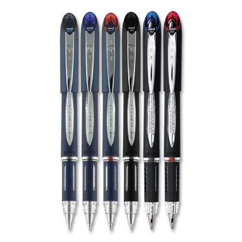 uni-ball® wholesale. UNIBALL Jetstream Stick Ballpoint Pen, Fine 0.7mm, Blue Ink, Blue Barrel. HSD Wholesale: Janitorial Supplies, Breakroom Supplies, Office Supplies.