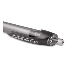 Load image into Gallery viewer, uni-ball® wholesale. UNIBALL Power Tank Rt Retractable Ballpoint Pen, 1mm, Black Ink, Smoke-black Barrel, Dozen. HSD Wholesale: Janitorial Supplies, Breakroom Supplies, Office Supplies.