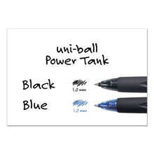 Load image into Gallery viewer, uni-ball® wholesale. UNIBALL Power Tank Rt Retractable Ballpoint Pen, 1mm, Black Ink, Smoke-black Barrel, Dozen. HSD Wholesale: Janitorial Supplies, Breakroom Supplies, Office Supplies.