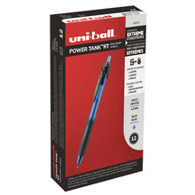 Load image into Gallery viewer, uni-ball® wholesale. UNIBALL Power Tank Rt Retractable Ballpoint Pen, 1 Mm, Blue Ink, Translucent Blue Barrel, Dozen. HSD Wholesale: Janitorial Supplies, Breakroom Supplies, Office Supplies.