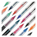 uni-ball® wholesale. UNIBALL Vision Elite Stick Roller Ball Pen, Micro 0.5 Mm, Assorted Ink, Black Barrel. HSD Wholesale: Janitorial Supplies, Breakroom Supplies, Office Supplies.