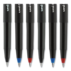 uni-ball® wholesale. UNIBALL Onyx Stick Roller Ball Pen, Micro 0.5 Mm, Black Ink, Black Matte Barrel, Dozen. HSD Wholesale: Janitorial Supplies, Breakroom Supplies, Office Supplies.