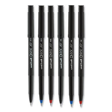 Load image into Gallery viewer, uni-ball® wholesale. UNIBALL Onyx Stick Roller Ball Pen, Micro 0.5 Mm, Black Ink, Black Matte Barrel, Dozen. HSD Wholesale: Janitorial Supplies, Breakroom Supplies, Office Supplies.