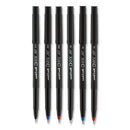 uni-ball® wholesale. UNIBALL Onyx Stick Roller Ball Pen, Micro 0.5 Mm, Black Ink, Black Matte Barrel, Dozen. HSD Wholesale: Janitorial Supplies, Breakroom Supplies, Office Supplies.