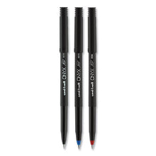 Load image into Gallery viewer, uni-ball® wholesale. UNIBALL Onyx Stick Roller Ball Pen, Micro 0.5 Mm, Black Ink, Black Matte Barrel, Dozen. HSD Wholesale: Janitorial Supplies, Breakroom Supplies, Office Supplies.