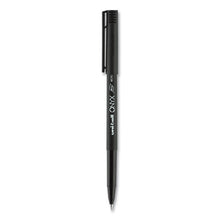 Load image into Gallery viewer, uni-ball® wholesale. UNIBALL Onyx Stick Roller Ball Pen, Micro 0.5 Mm, Black Ink, Black Matte Barrel, Dozen. HSD Wholesale: Janitorial Supplies, Breakroom Supplies, Office Supplies.