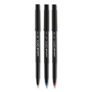 uni-ball® wholesale. UNIBALL Onyx Stick Roller Ball Pen, Micro 0.5 Mm, Blue Ink, Black Matte Barrel, Dozen. HSD Wholesale: Janitorial Supplies, Breakroom Supplies, Office Supplies.