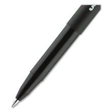 Load image into Gallery viewer, uni-ball® wholesale. UNIBALL Onyx Stick Roller Ball Pen, Micro 0.5 Mm, Red Ink, Black Matte Barrel, Dozen. HSD Wholesale: Janitorial Supplies, Breakroom Supplies, Office Supplies.