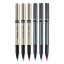 uni-ball® wholesale. UNIBALL Deluxe Stick Roller Ball Pen, Fine 0.7 Mm, Black Ink, Champagne Barrel, Dozen. HSD Wholesale: Janitorial Supplies, Breakroom Supplies, Office Supplies.