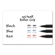 Load image into Gallery viewer, uni-ball® wholesale. UNIBALL Deluxe Stick Roller Ball Pen, Fine 0.7 Mm, Blue Ink, Champagne Barrel, Dozen. HSD Wholesale: Janitorial Supplies, Breakroom Supplies, Office Supplies.