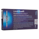 uni-ball® wholesale. UNIBALL Vision Stick Roller Ball Pen, Micro 0.5 Mm, Red Ink, Gray-red Barrel, Dozen. HSD Wholesale: Janitorial Supplies, Breakroom Supplies, Office Supplies.