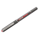 uni-ball® wholesale. UNIBALL Vision Stick Roller Ball Pen, Micro 0.5 Mm, Red Ink, Gray-red Barrel, Dozen. HSD Wholesale: Janitorial Supplies, Breakroom Supplies, Office Supplies.