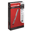 uni-ball® wholesale. UNIBALL Vision Stick Roller Ball Pen, Fine 0.7 Mm, Black Ink, Black-gray Barrel, Dozen. HSD Wholesale: Janitorial Supplies, Breakroom Supplies, Office Supplies.