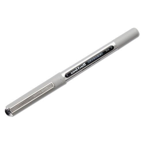 uni-ball® wholesale. UNIBALL Vision Stick Roller Ball Pen, Fine 0.7 Mm, Black Ink, Black-gray Barrel, Dozen. HSD Wholesale: Janitorial Supplies, Breakroom Supplies, Office Supplies.