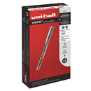 uni-ball® wholesale. UNIBALL Vision Stick Roller Ball Pen, Fine 0.7 Mm, Red Ink, Gray-red Barrel, Dozen. HSD Wholesale: Janitorial Supplies, Breakroom Supplies, Office Supplies.